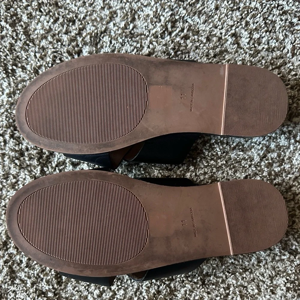 Madewell Louisa Crisscross Slide - Black - Picture 6 of 7